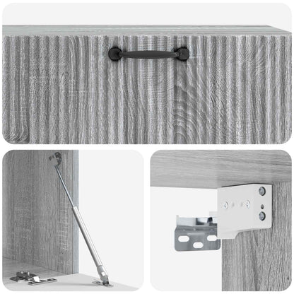 Mobile Porta TV da Muro Grigio Sonoma 98 x 41 x 30 cm | homemem39