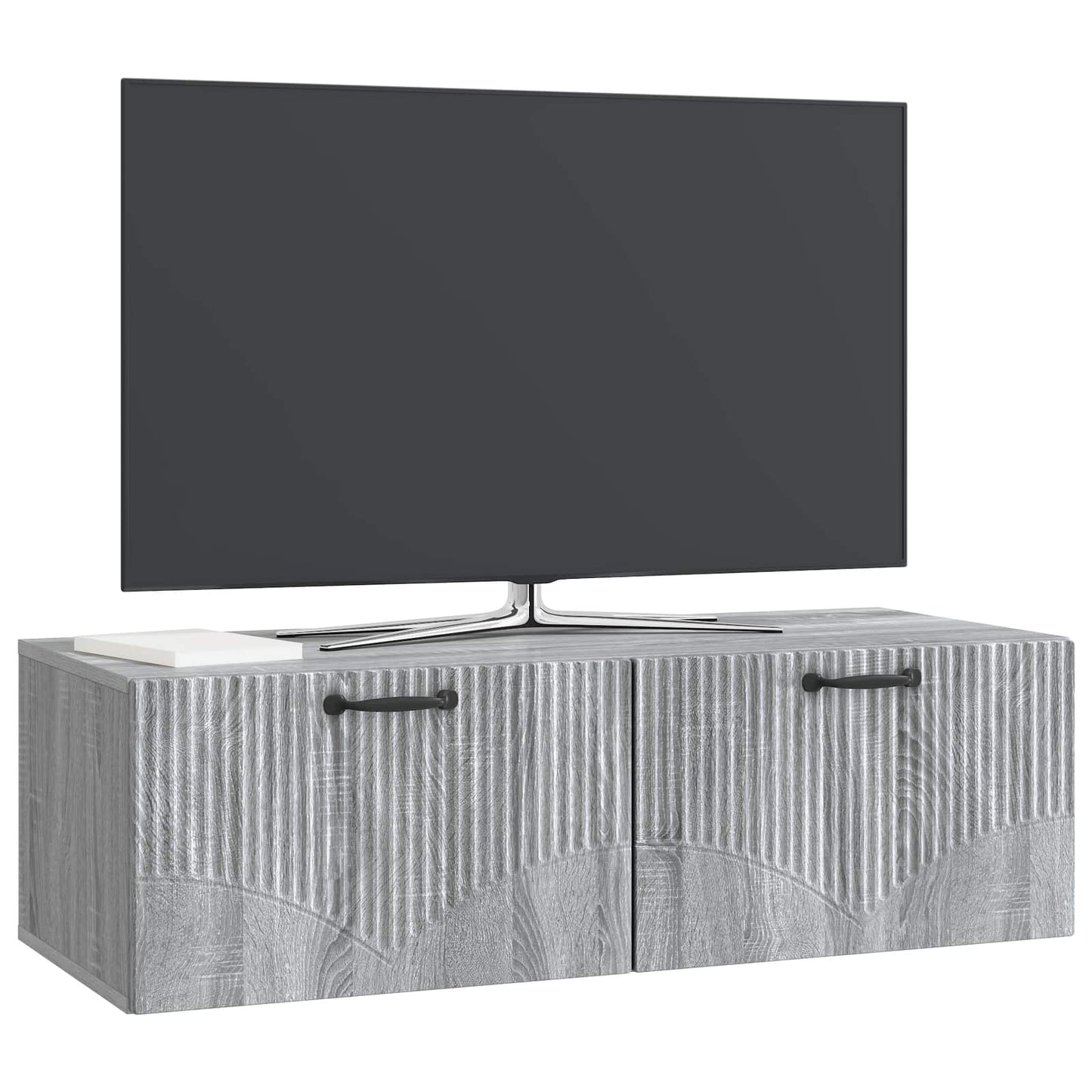 Mobile Porta TV da Muro Grigio Sonoma 98 x 41 x 30 cm