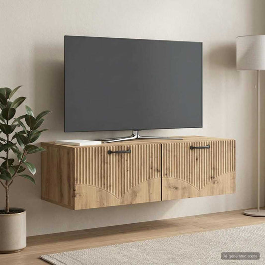 Mobile Porta TV da Muro Rovere Artigianale 98 x 41 x 30 cm