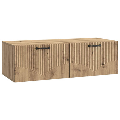Mobile Porta TV da Muro Rovere Artigianale 98 x 41 x 30 cm | homemem39