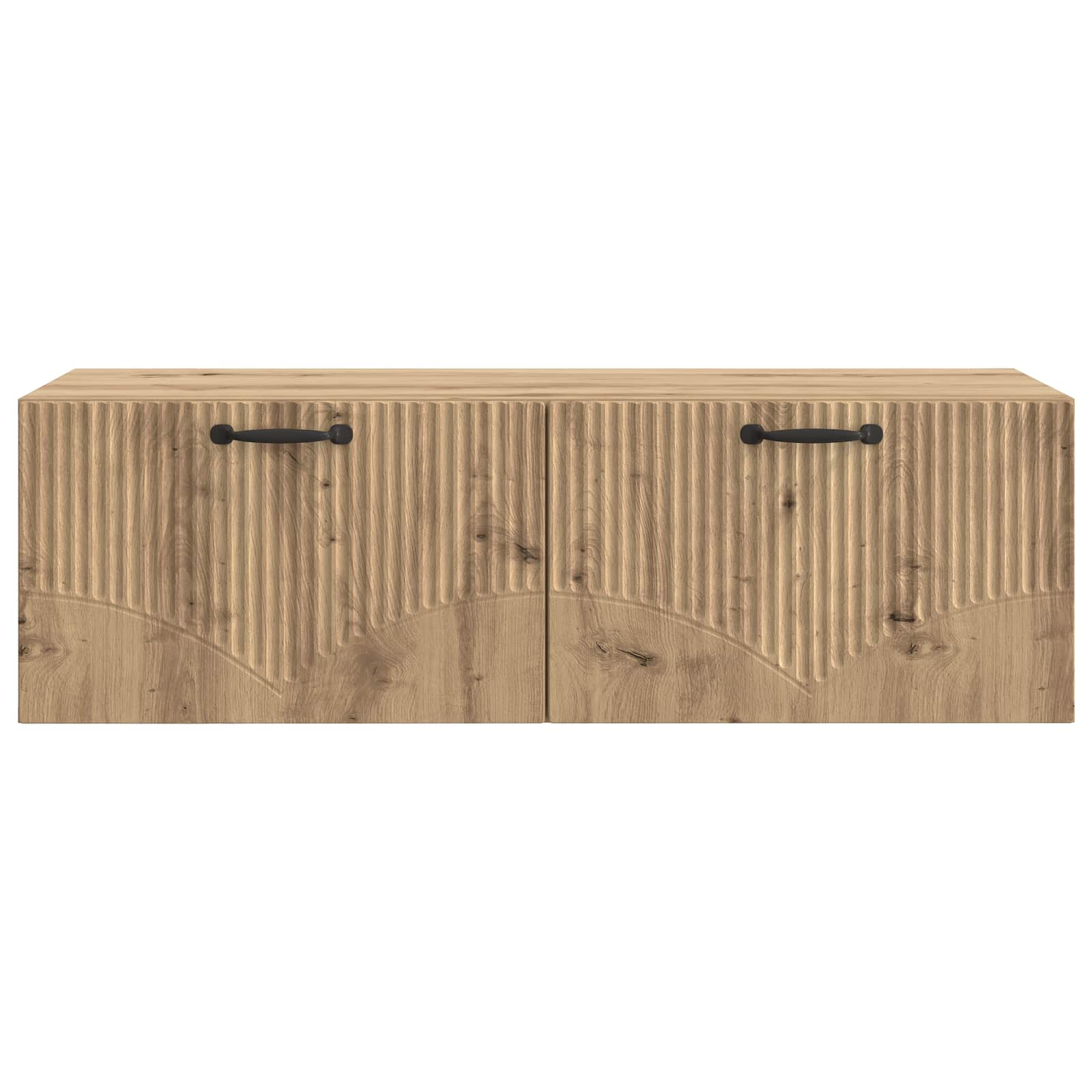 Mobile Porta TV da Muro Rovere Artigianale 98 x 41 x 30 cm | homemem39