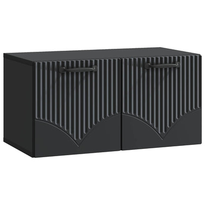 Mobile Porta TV da Muro Nero 59,5 x 31 x 30 cm