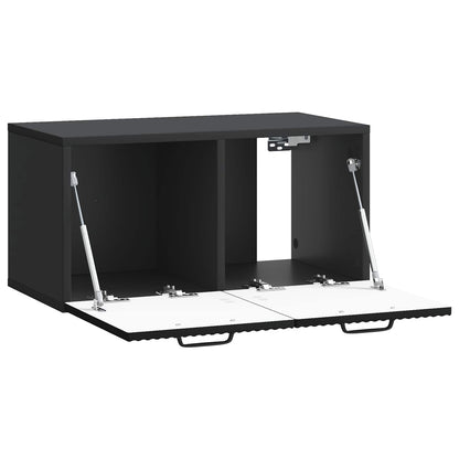 Mobile Porta TV da Muro Nero 59,5 x 31 x 30 cm