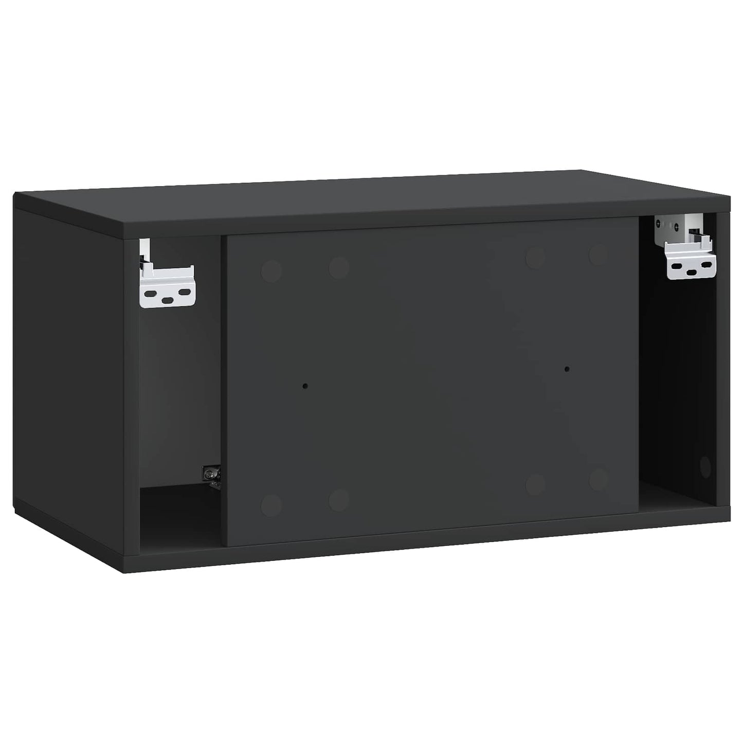 Mobile Porta TV da Muro Nero 59,5 x 31 x 30 cm