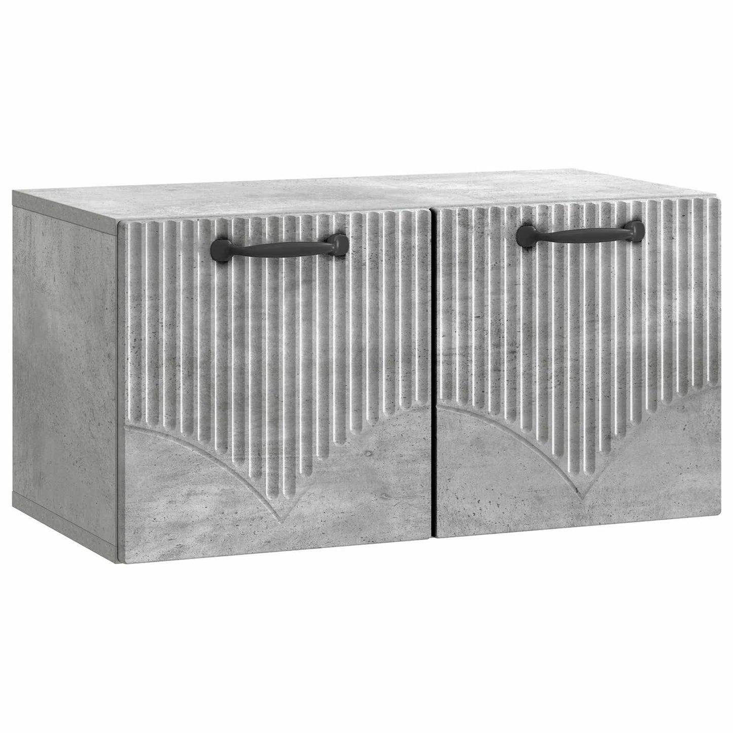 Mobile Porta TV da Muro Grigio Cemento 59,5 x 31 x 30 cm