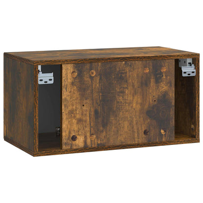 Mobile Porta TV da Muro Rovere Fumo 59,5 x 31 x 30 cm