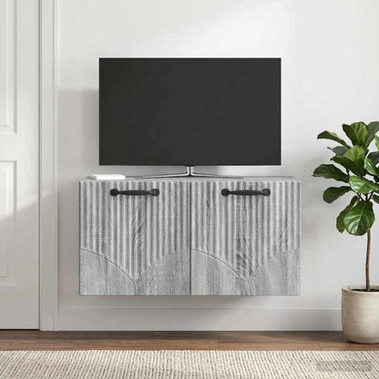 Mobile Porta TV da Muro Grigio Sonoma 59,5 x 31 x 30 cm