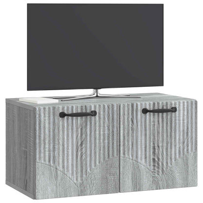 Mobile Porta TV da Muro Grigio Sonoma 59,5 x 31 x 30 cm
