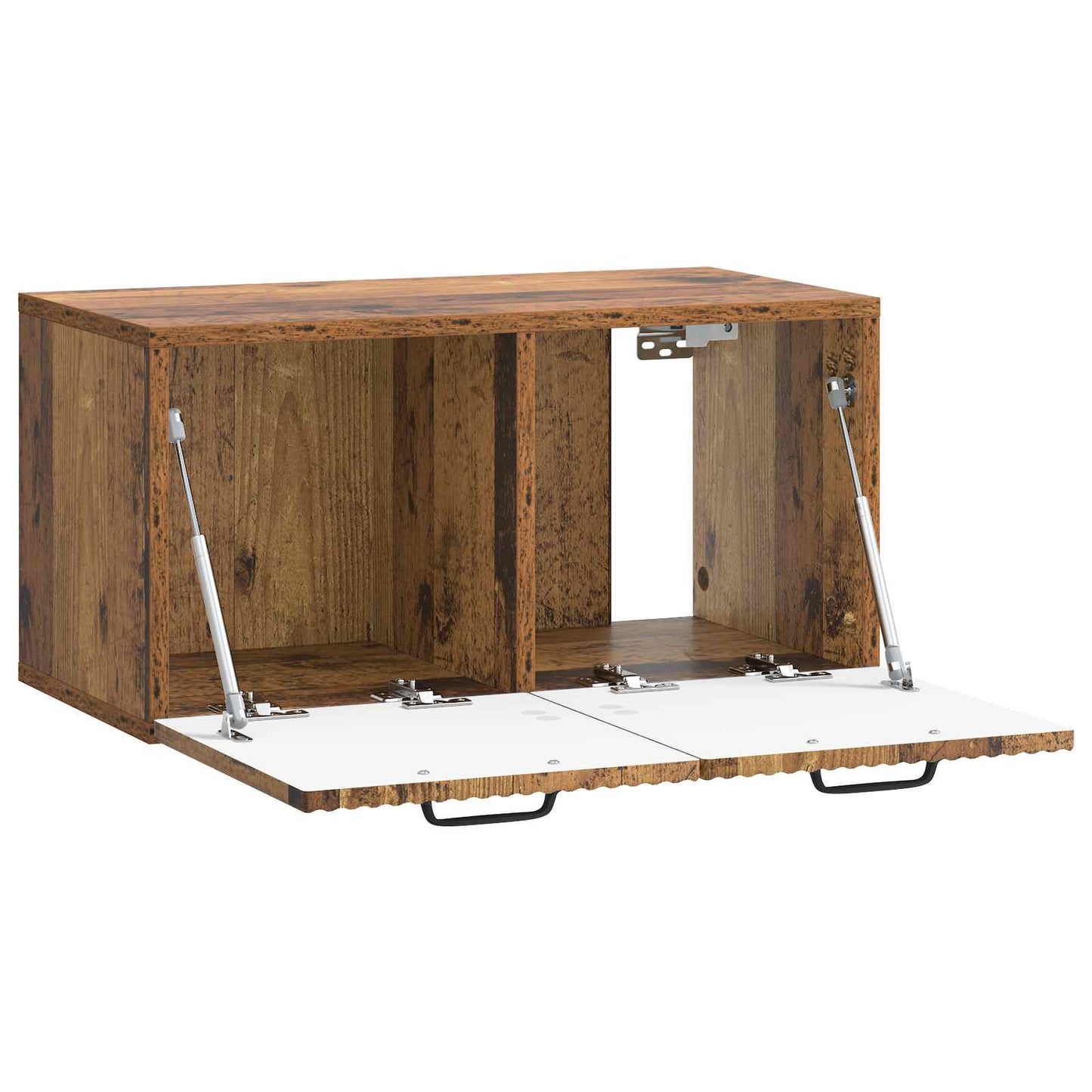 Mobile Porta TV da Muro Legno antico 59,5 x 31 x 30 cm