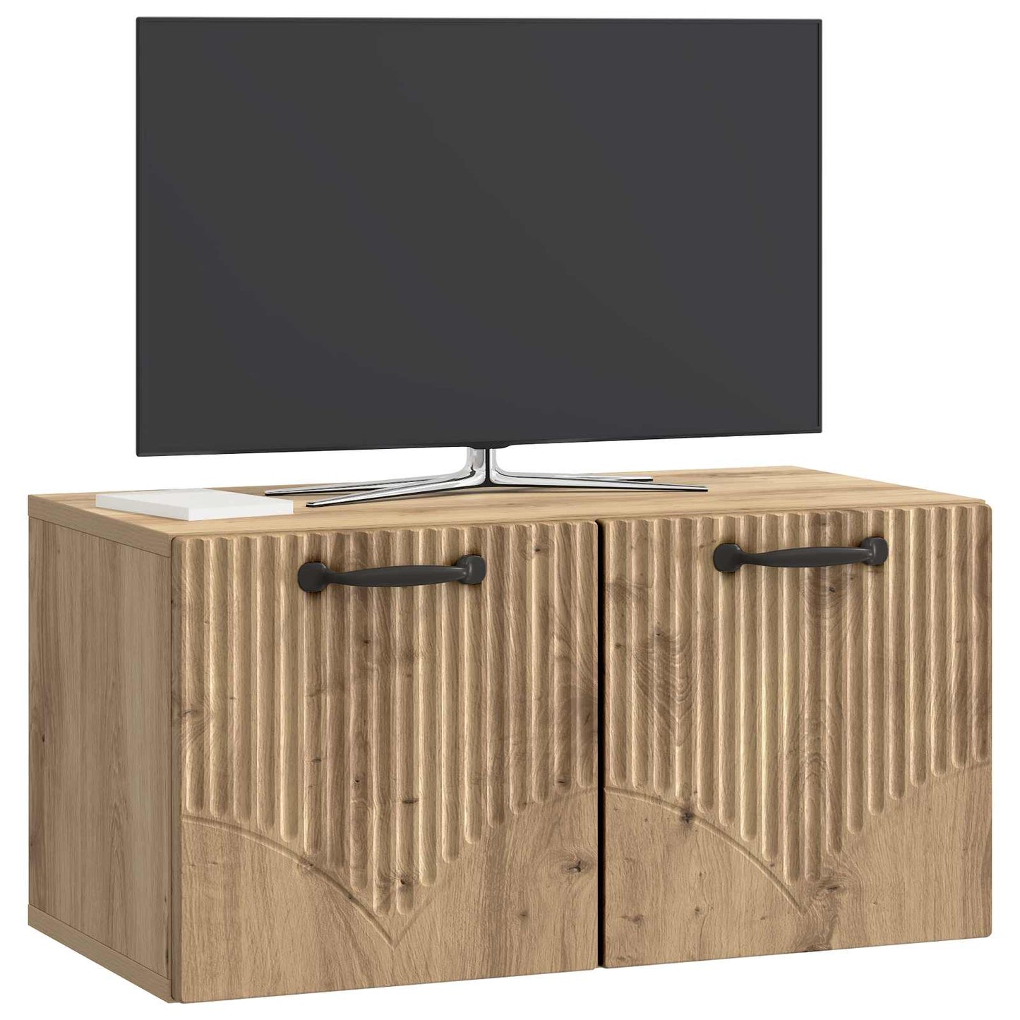 Mobile Porta TV da Muro Rovere Artigianale 59,5 x 31 x 30 cm