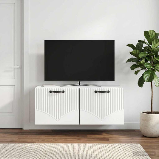 Mobile Porta TV da Muro Bianco 78,5 x 31 x 30 cm | homemem39
