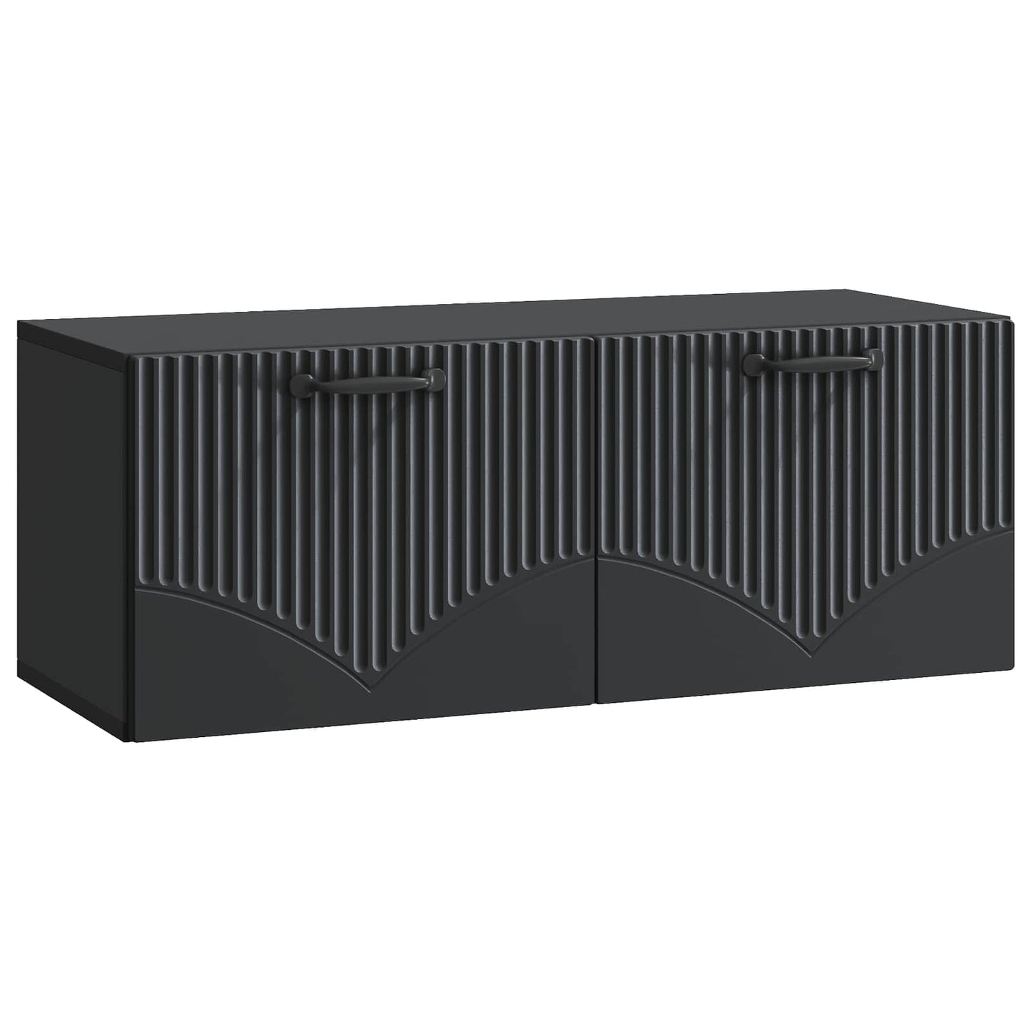 Mobile Porta TV da Muro Nero 78,5 x 31 x 30 cm | homemem39