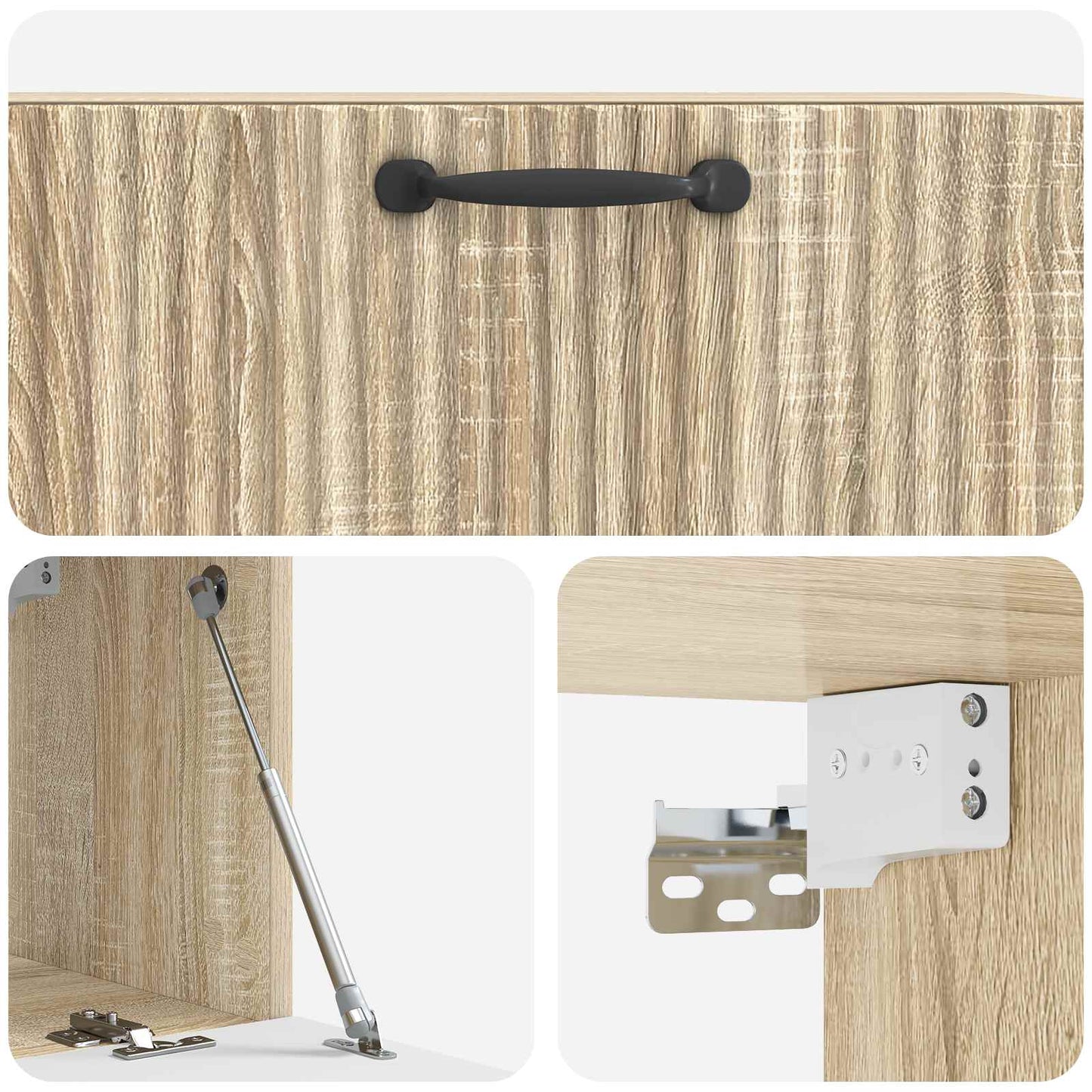 Mobile Porta TV da Muro Rovere Sonoma 78,5 x 31 x 30 cm | homemem39