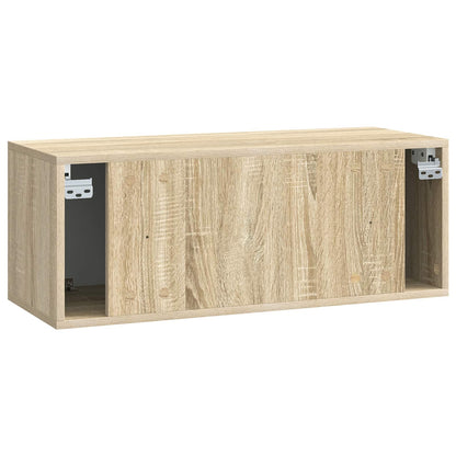 Mobile Porta TV da Muro Rovere Sonoma 78,5 x 31 x 30 cm | homemem39