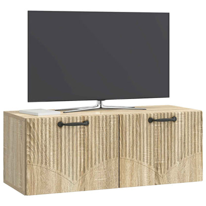 Mobile Porta TV da Muro Rovere Sonoma 78,5 x 31 x 30 cm