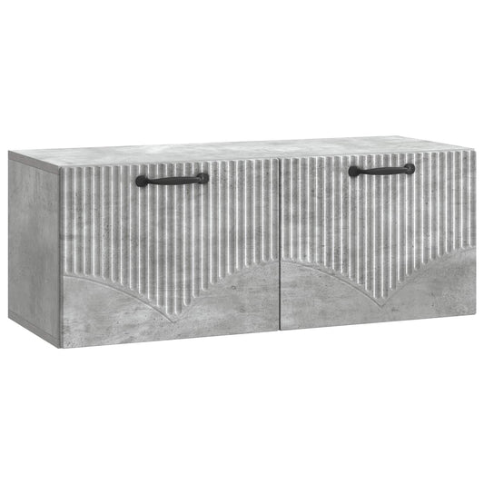 Mobile Porta TV da Muro Grigio Cemento 78,5 x 31 x 30 cm