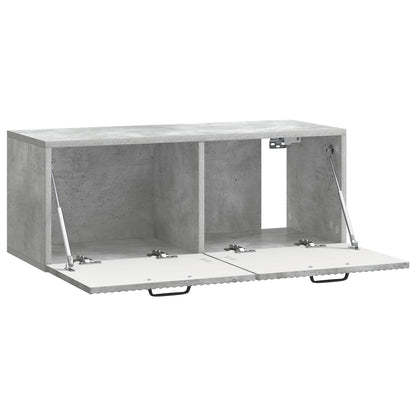 Mobile Porta TV da Muro Grigio Cemento 78,5 x 31 x 30 cm