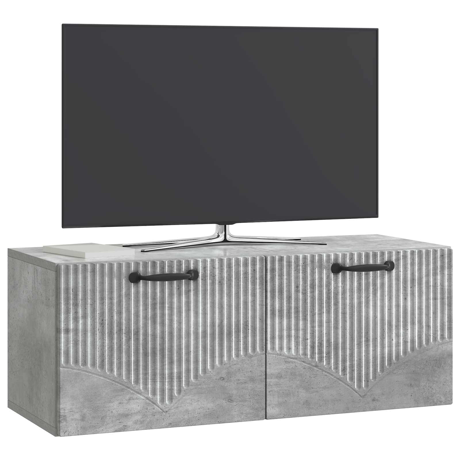 Mobile Porta TV da Muro Grigio Cemento 78,5 x 31 x 30 cm | homemem39