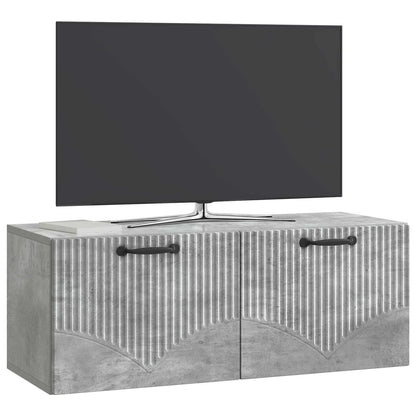 Mobile Porta TV da Muro Grigio Cemento 78,5 x 31 x 30 cm | homemem39
