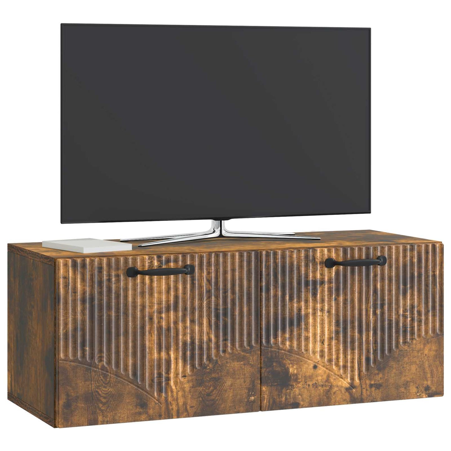 Mobile Porta TV da Muro Rovere Fumo 78,5 x 31 x 30 cm | homemem39