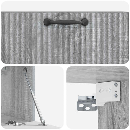 Mobile Porta TV da Muro Grigio Sonoma 78,5 x 31 x 30 cm | homemem39