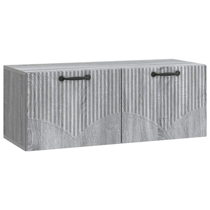 Mobile Porta TV da Muro Grigio Sonoma 78,5 x 31 x 30 cm | homemem39