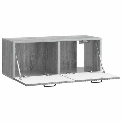 Mobile Porta TV da Muro Grigio Sonoma 78,5 x 31 x 30 cm