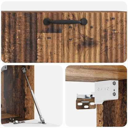 Mobile Porta TV da Muro Legno antico 78,5 x 31 x 30 cm | homemem39