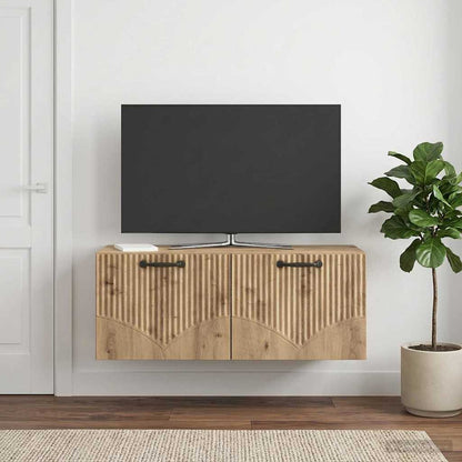 Mobile Porta TV da Muro 78,5 x 31 x 30 cm Rovere Artigianale