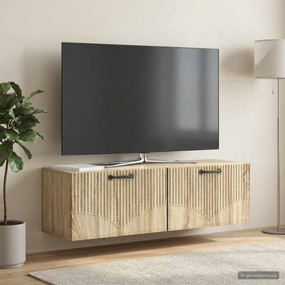 Mobile Porta TV da Muro Rovere Sonoma 98 x 31 x 30 cm