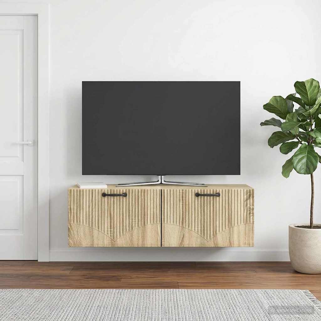Mobile Porta TV da Muro Rovere Sonoma 98 x 31 x 30 cm