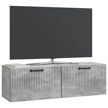 Mobile Porta TV da Muro Grigio Cemento 98 x 31 x 30 cm