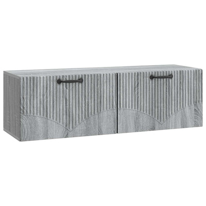 Mobile Porta TV da Muro Grigio Sonoma 98 x 31 x 30 cm
