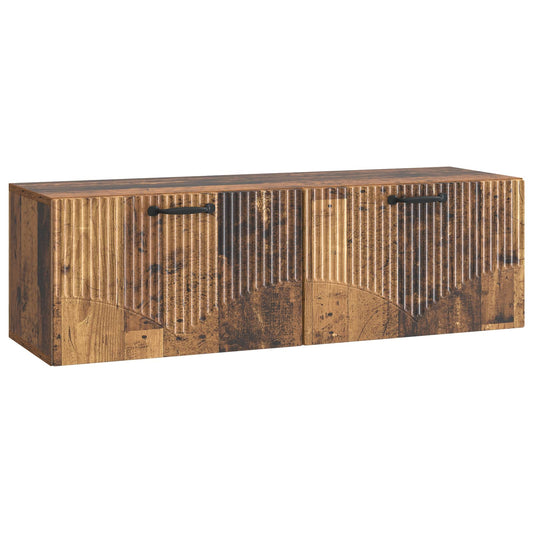 Mobile Porta TV da Muro Legno antico 98 x 31 x 30 cm