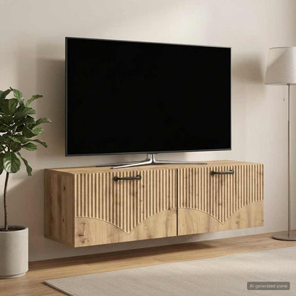 Mobile Porta TV da Muro 98 x 31 x 30 cm Rovere Artigianale