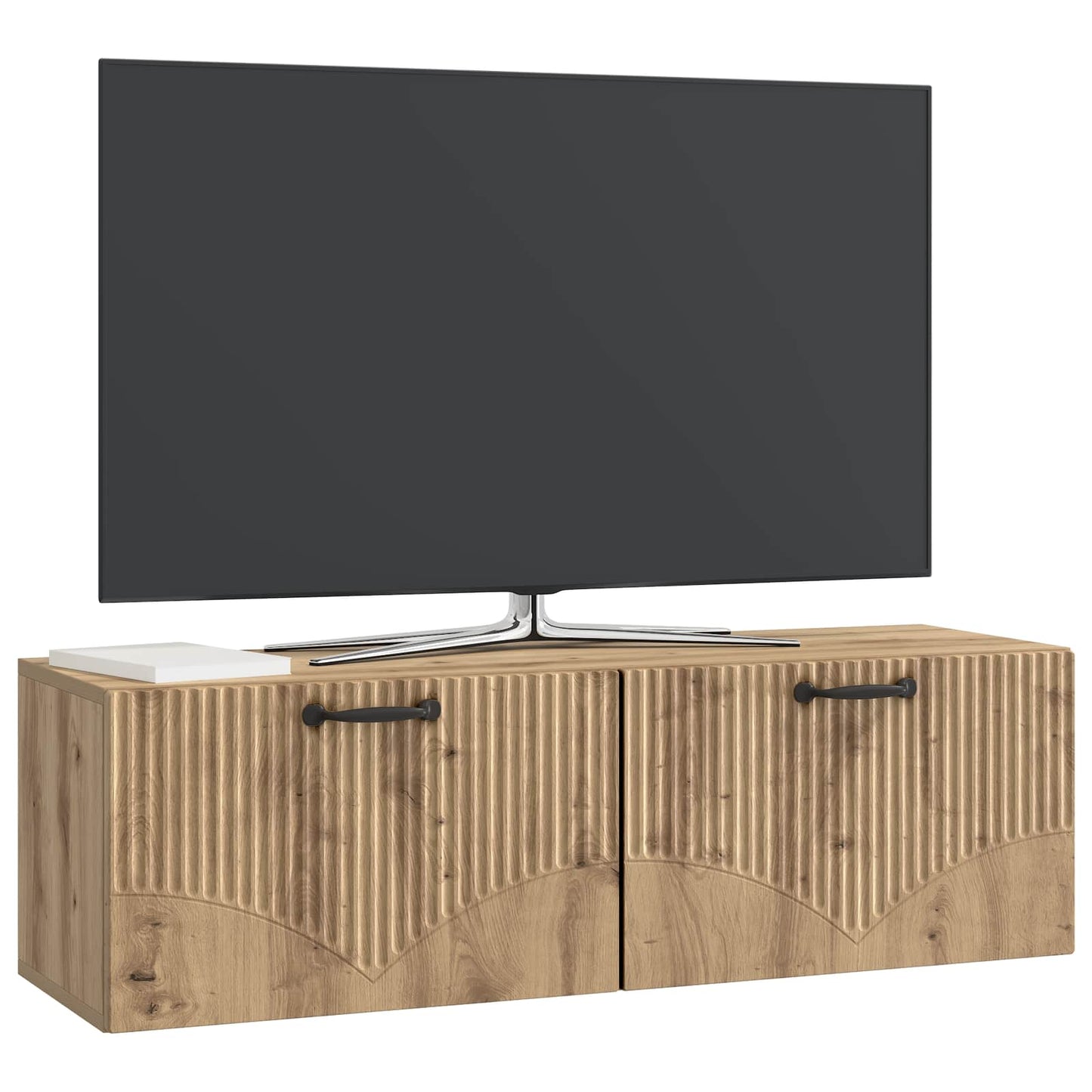 Mobile Porta TV da Muro Rovere Artigianale 98 x 31 x 30 cm | homemem39