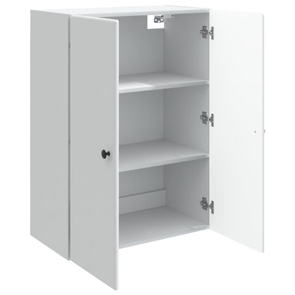 Mobiletto a muro Bianco 66 x 34,5 x 90 cm Legno ingegnerizzato | homemem39