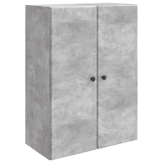 Mobiletto a muro Grigio Cemento 66 x 34,5 x 90 cm | homemem39