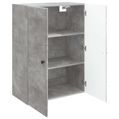 Mobiletto a muro Grigio Cemento 66 x 34,5 x 90 cm | homemem39
