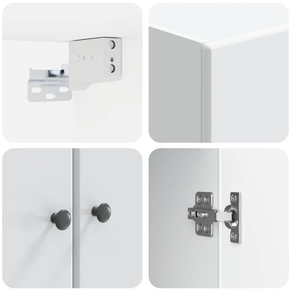 Mobiletto a muro Bianco 59 x 31 x 60 cm Legno ingegnerizzato | homemem39