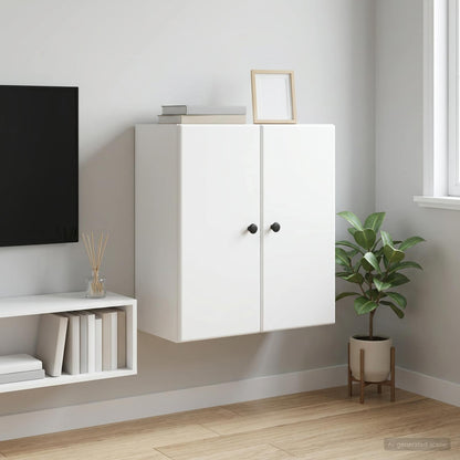 Mobiletto a muro Bianco 59 x 31 x 60 cm Legno ingegnerizzato | homemem39