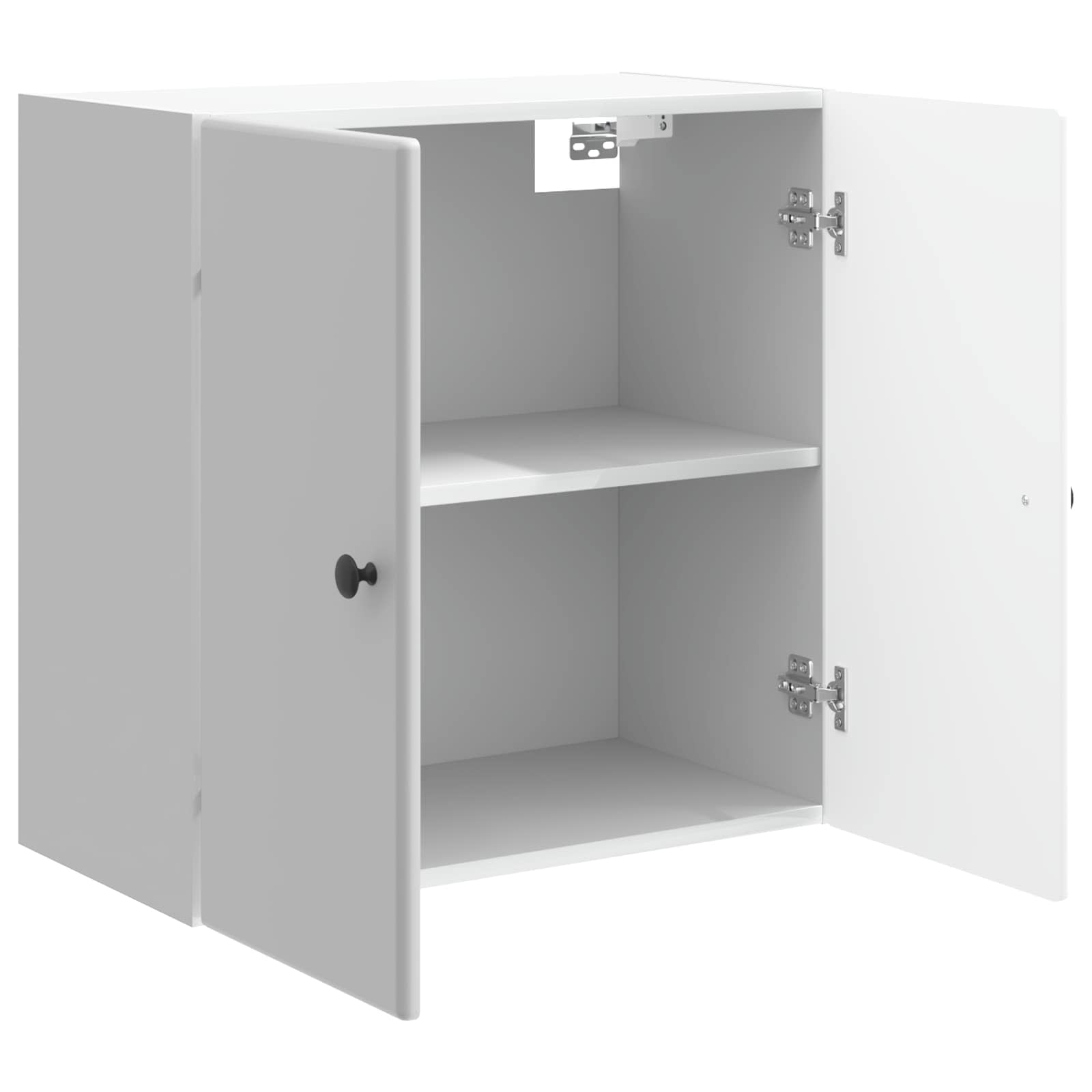 Mobiletto a muro Bianco Lucido 59 x 31 x 60 cm | homemem39