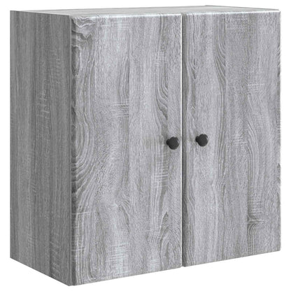 Mobiletto a muro Sonoma grigio 59 x 31 x 60 cm | homemem39