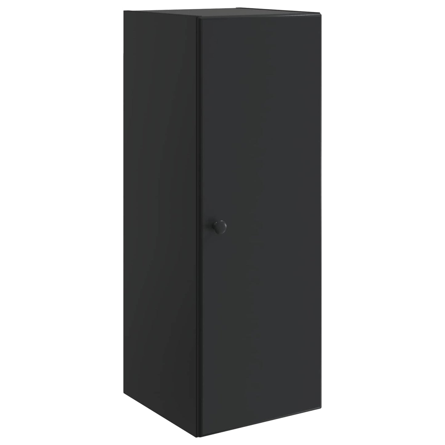 Mobiletto a muro Nero 33 x 34,5 x 90 cm Legno ingegnerizzato | homemem39