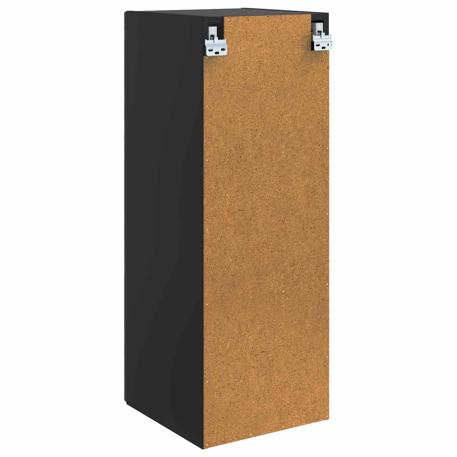 Mobiletto a muro Nero 33 x 34,5 x 90 cm Legno ingegnerizzato | homemem39