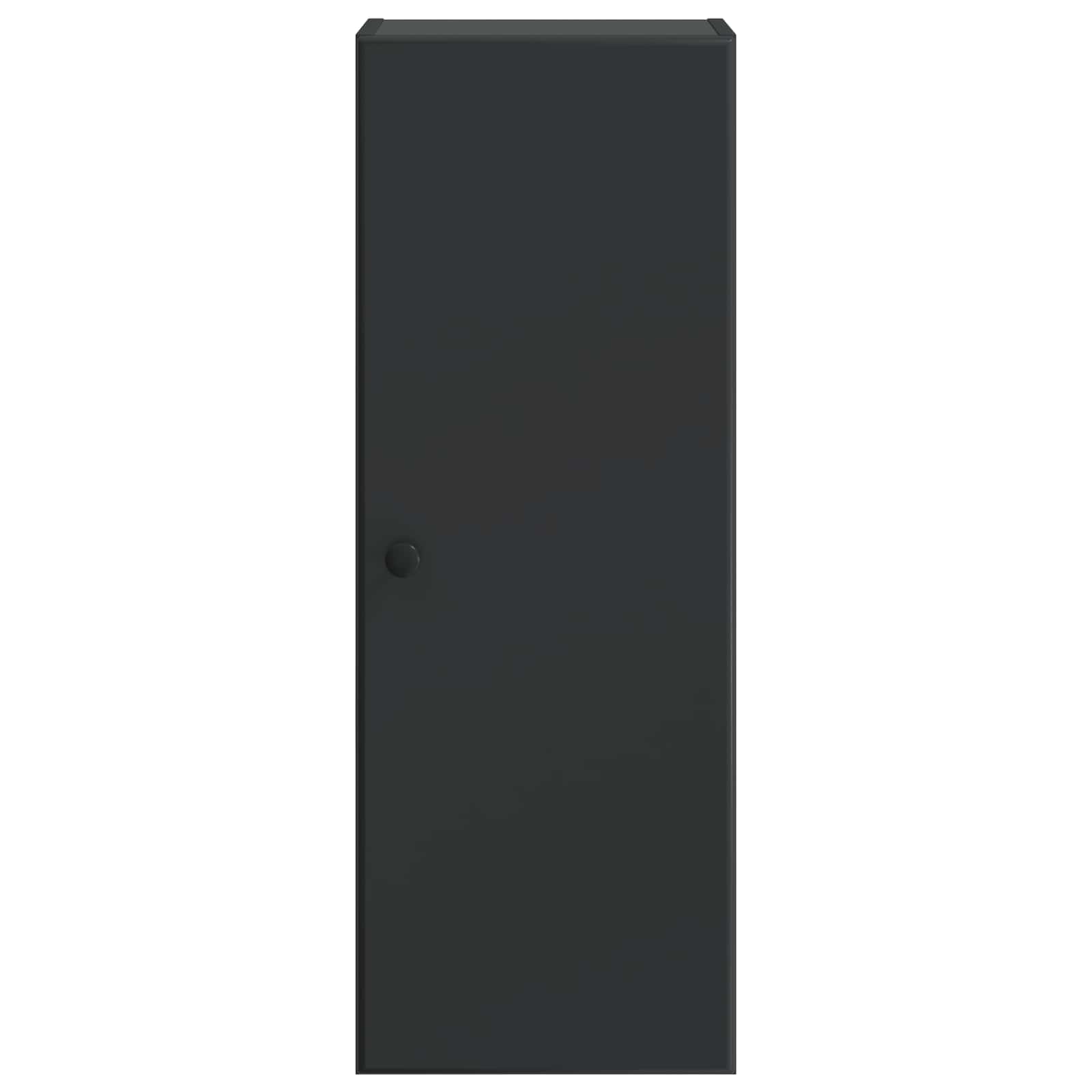 Mobiletto a muro Nero 33 x 34,5 x 90 cm Legno ingegnerizzato | homemem39
