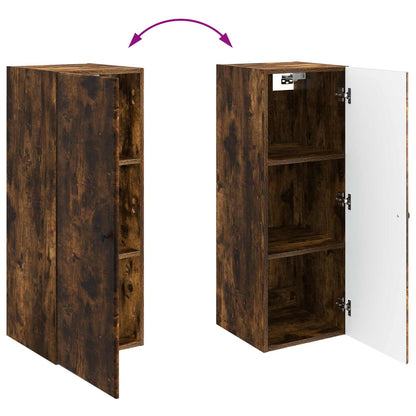 Mobiletto a muro Rovere Fumo 33 x 34,5 x 90 cm | homemem39
