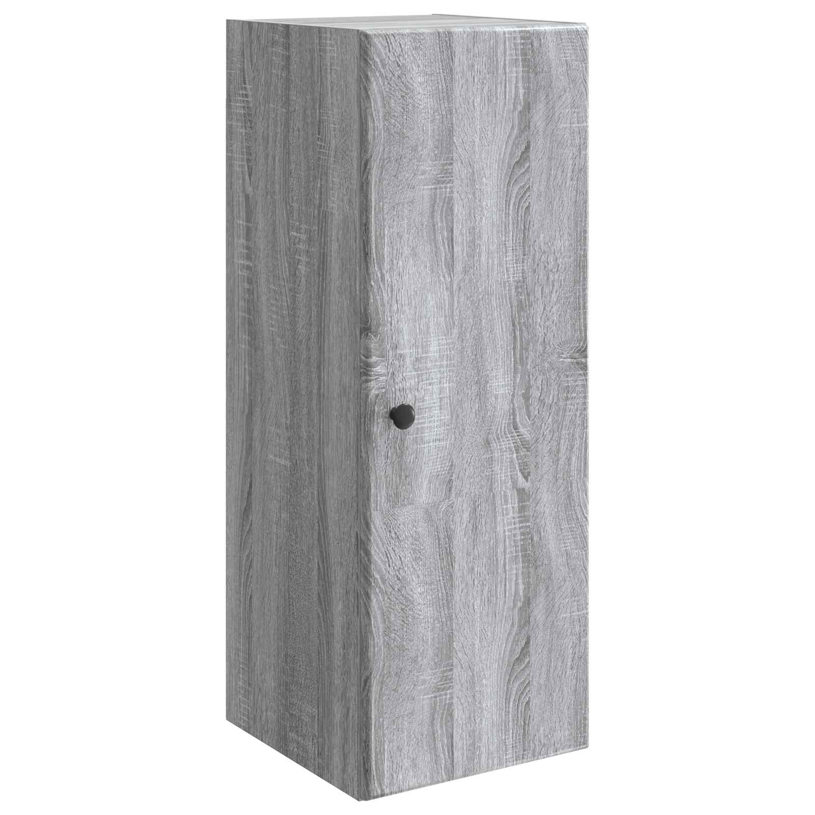 Mobiletto a muro Sonoma grigio 33 x 34,5 x 90 cm | homemem39