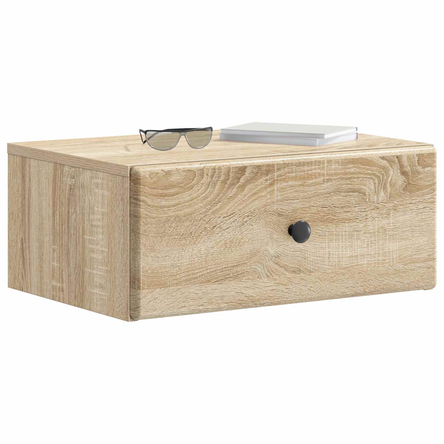 Mobiletto da notte a muro 2 pcs Rovere Sonoma 49 x 34,5 x 20 cm | homemem39