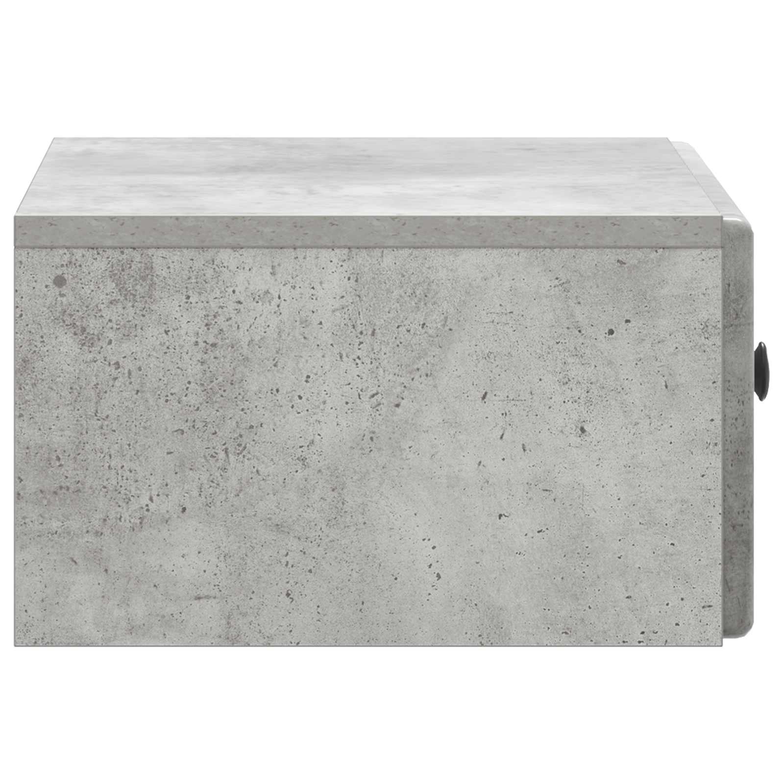 Mobiletto da notte a muro Grigio Cemento 49 x 34,5 x 20 cm | homemem39